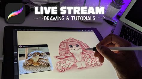 live drae|drawing livestream.